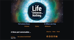 Desktop Screenshot of lifeuniversenothing.org